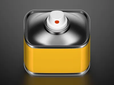 Spraycan iOS icon icon ios iphone rendering spraycan
