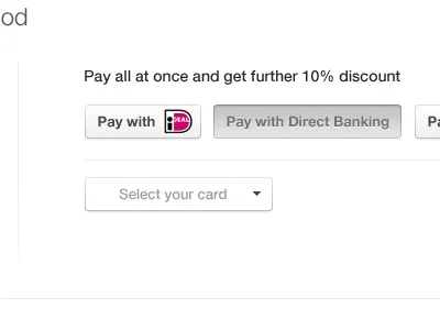 Pay With Shot buttons clicked design dropdown hover rebound ui ux web
