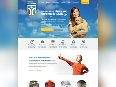BeReadyNebraska.com homepage web website
