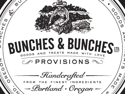 Provisions - Lid Label label letterpress packaging sauces