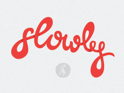 Slowly Mixtape booklet hand lettering type