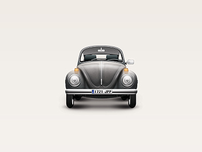 Beetle beetle car icon illustration volkswagen vw