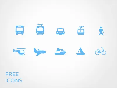 Transportation Icon set for free freebie icon icon set pictogram transportation