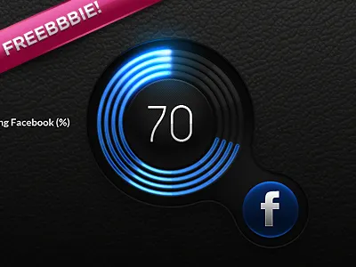 Radial Chart .psd (Freebbbie!) free psd freebie psd ui