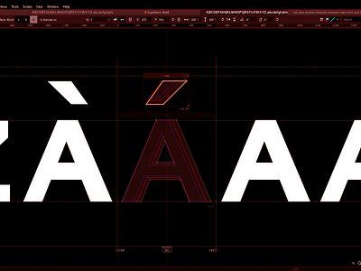 Type Design 40 2d art artwork design font fontlab graphic design lettering modern type design typeface typography vector