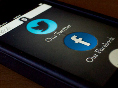 TickTalk Credits app facebook gritty inset iphone app lines mobile app rocksauce ticktalk twitter