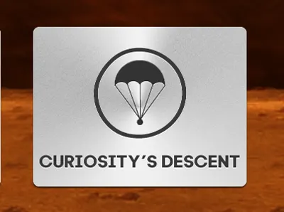 Curiosity's Decent fireworks mars red space