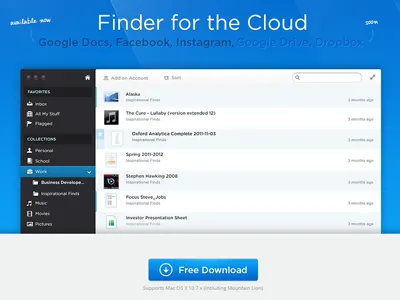 Another update app blue button download feature home ios landing mac slider