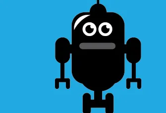 Robot in progress illustration
