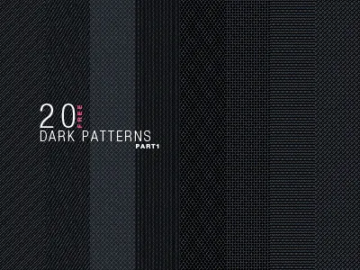 20 Dark patterns - 1 dark free freebies pat patterns photoshop psd style textures