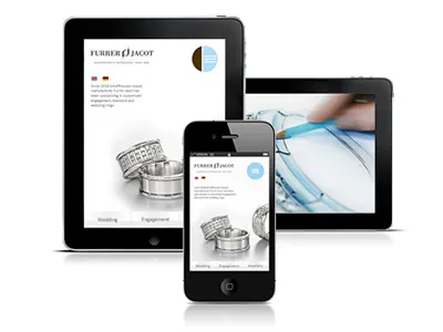 Furrer Jacot - mobile website clean mobile website responsive simple