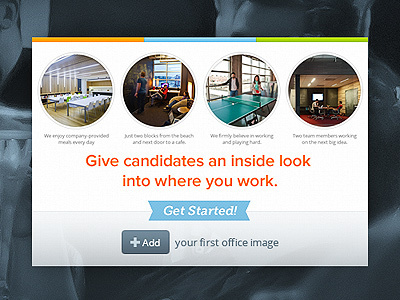 Kareer "Visit the Office" Initial State culture employment empty get started jobs kareer kareer.me landing landing page page recruiting san diego sign up signup startup