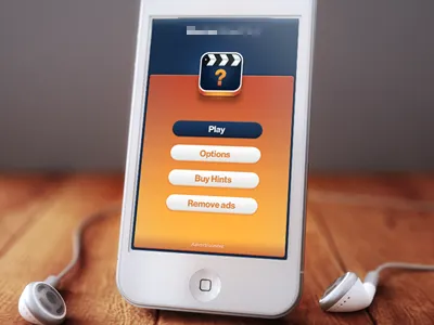 Game Menu game icon ios menu mobile skeuomorphism