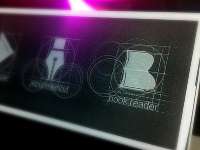 Book Reader book leef logo reader