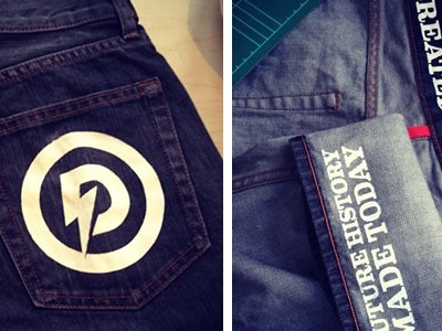 Dowie Jeans apparel clothing design distorted kids dksp dowie graphic jeans malmö pants print screen print sweden