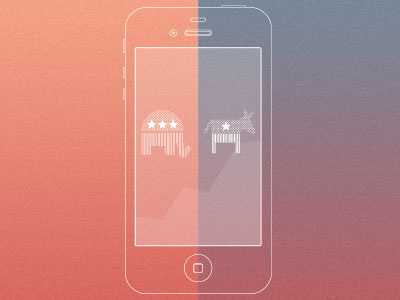 Judge of Character app donkey elephant grain graph illustration iphone political politics twitter