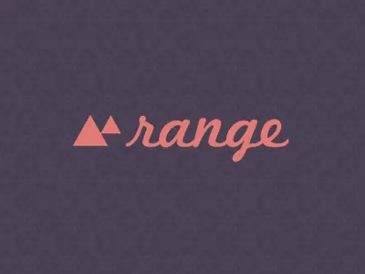 Range Logo branding logo marketing script