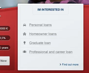 Teaser backbase box icon launchpad links teaser z index