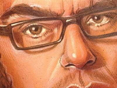 Flight of the Conchords in Color conchords drawing flight hbo illustration nyc nz pencil wip