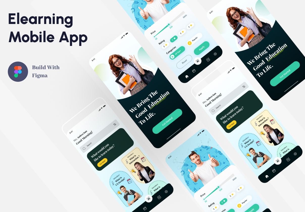 Elearning Mobile App by AJOY Sarker🏅 on Dribbble