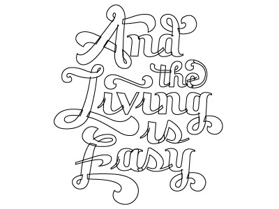 Summertime lettering lyrics sketch summer type