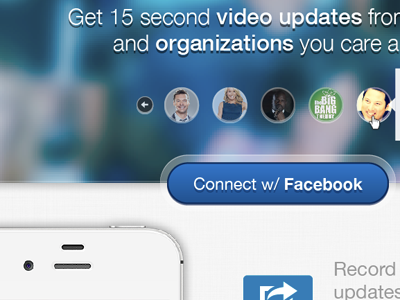 Homepage app homepage iphone social