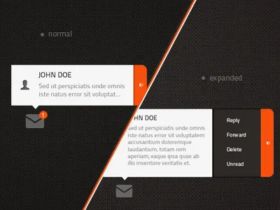 Freebie - Short Email PSD colorful dark download email free psd freebie icon orange psd ui user