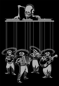 Dia De Los Muertos illustration t shirt