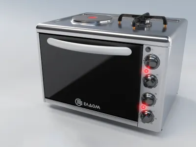 Oven 213VF 3d 3d render 3ds 3dsmax black clean iray max metal oven product render product visualization render visualization
