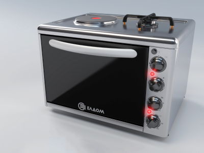 Oven 213VF 3d 3d render 3ds 3dsmax black clean iray max metal oven product render product visualization render visualization