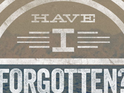 Have I Forgotten badge circle exodus have i forgotten red sea white