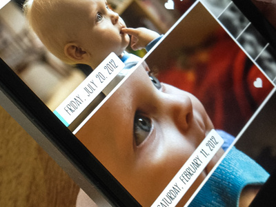 Photo stream baby first years flat ios7 iphone list love photo stream