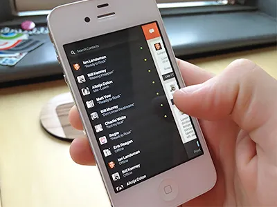 Talk To Me Goose app chat design email focus lab icons interface iphone mobile oh snap snappy social support ui user interface