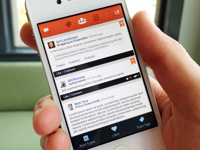 Snappy iPhone Wall focus lab icons iphone mobile snappy social support ui user interface
