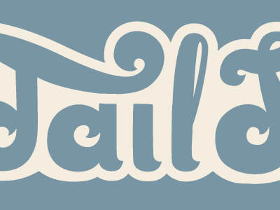 Tail Slide bordo bello custom hand lettering skate