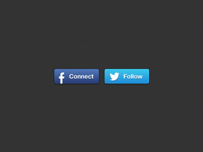 Facebook Twitter Buttons buttons download facebook free free download twitter ui