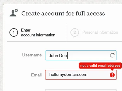 Simplicity multi-step sign up form account basic create account form light minimal multi step white