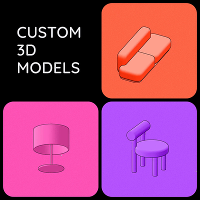 3D • Web • App • Design • Development 3d 3d interaction 3d model animation cool e commerce furniture interaction interactive minimal modern online shop product store trendy ui uiux ux web website