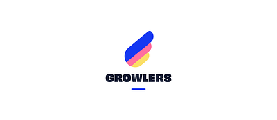Growlers bar brand branding color design food graphic design identity logo restaurant typography