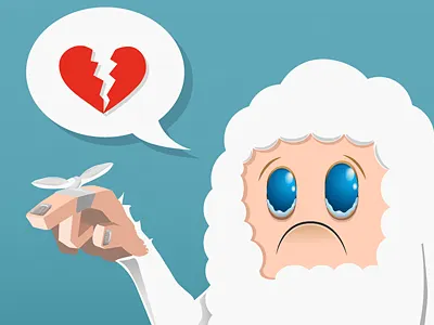 YETI big foot illustration illustrator monster snow vector yeti