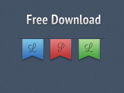 Labels (free PSD) blue design download free psd green labels noise psd red ui