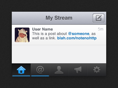 App.net Starter Kit app.net ios iphone navbar tabbar tabs