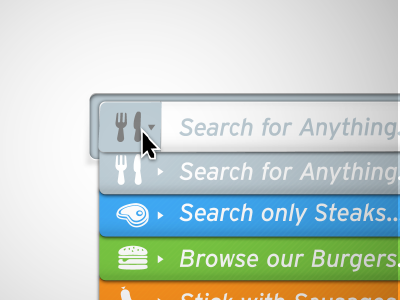 Filtered Search Experiment filters search