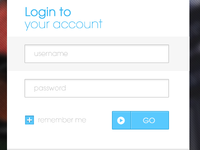 Metro Style Login Rebound form login metro rebound ui windows
