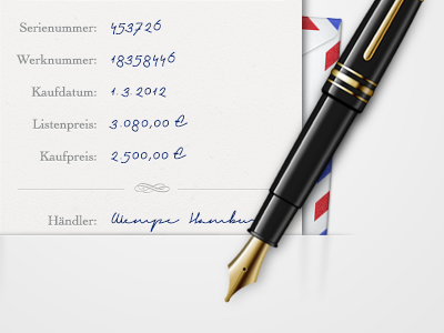 Watch Details gold illustration paper pen watches