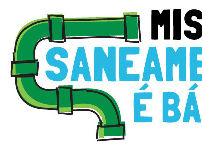 Sanitation Is Basic basic basico campaign identity logo meu rio saneamento sanitation social visual