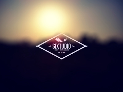 The "Sixtudio" Version blanch clean development font icon logo logo design logotype logotype design minimalist osp din sixtudio studio sunglasses type typography web