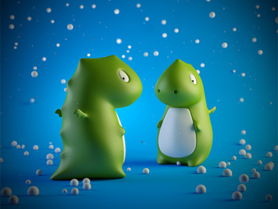 Scary Dragons 3d dragon snow