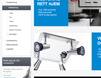 Lighten up v2 ecommerce responsive web