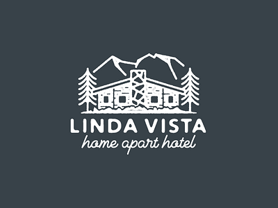 Linda Vista Hotel apart hotel brand branding design graphic design home hotel identity illustration logo